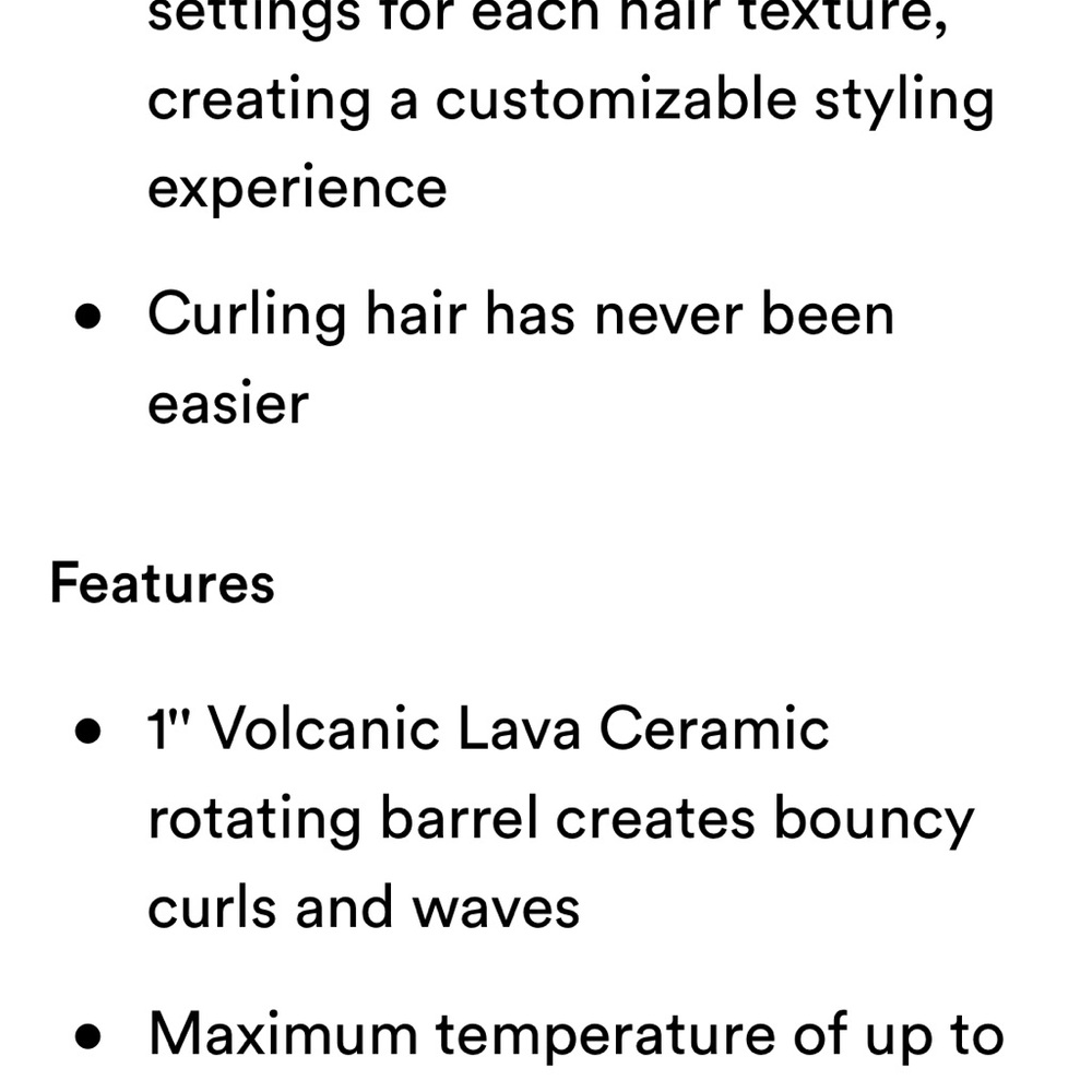 1” chi volcanic spin and curl with box - Picture 7 of 9